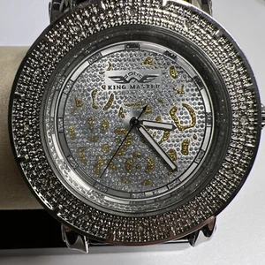 Men’s Leopard Print Watch by King Master - Picture 1 of 7