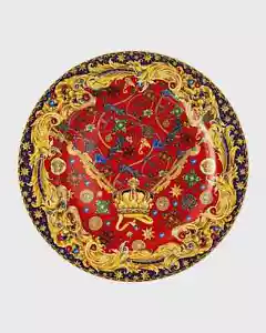 "PLATO DE PORCELANA VERSACE BY ROSENTHAL, ALEMANIA ""BAROCCO HOLIDAY"", 11 3/4 PULGADAS - Imagen 1 de 1