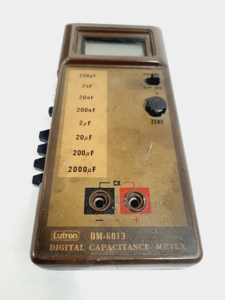 LUTRON DM-6013 Digital Capacitance Meter - ■JF■ UNTESTED■JF■ - Image 1 of 4