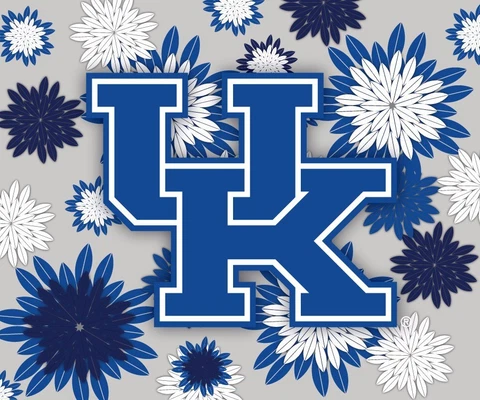 KENTUCKY 5" X 6" FLORAL MAGNET-UK WILDCATS CAR MAGNET-NEW FOR 2016 Cover