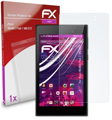 atFoliX Pellicola Vetro per Asus MeMO Pad 7 ME572 9H Armatura di protezione - Immagine 1 di 4