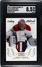 Carey Price Cm-pc 2013-14 Panini National Tr. Century Materials Patch 18/25