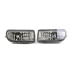 Pair Front Fog Light For Toyota Land Cruiser FJ100 1998-2007 Bumper Lamp W Bulb - Picture 1 of 12