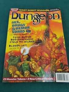 Dungeon Magazine #95 (Nov/Dec 2002 Paizo cover artist Richard Whitters) - Picture 1 of 7