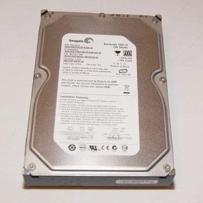 SEAGATE BARRACUDA  250GB SATA DRIVE - ST3250820AS - 9BJ13E- 566 - Image 1 of 2