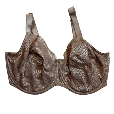 Fantasie Bra Size 38I 6911 Envisage Side Support Underwire Beige Unlined Lace - Image 1 of 4