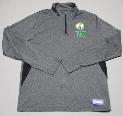 Boston Celtics Shirt Long Sleeve Mens Large NBA Basketball Under Armour Combine - Image 1 of 4