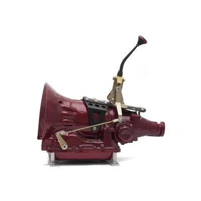 Kit de palanca de cambios de acción única GM Powerglide brazo negro de 8 pulgadas con varilla de perilla Delux personalizada Foto 1 de 4