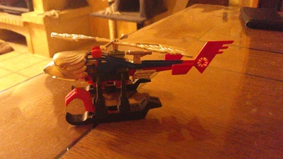 vintage majorette Extranimals - Eagle Helicoptère bleu an 1988 made in france - Photo 1/4