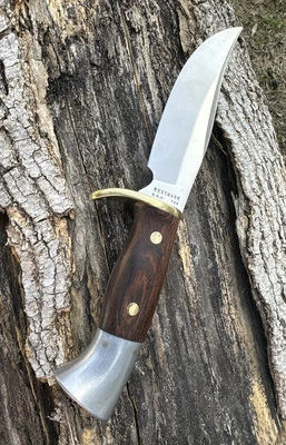 Cuchillo de caza Westmark #702 vintage años 70 hoja fija con funda Foto 1 de 4