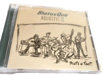 STATUS QUO - AQUOISTIC 2: THAT'S A FACT (FOURTH CHORD 2016 CD) - Image 1 of 2