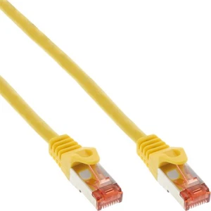 3x Patchkabel, S-STP/PIMF, Cat.6, gelb, 5m, InLine - Bild 1 von 2