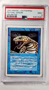 MTG Magic The Gathering 2ED Unlimited Vintage Psychic Venom PSA 9 Only 9 Higher - Picture 1 of 3