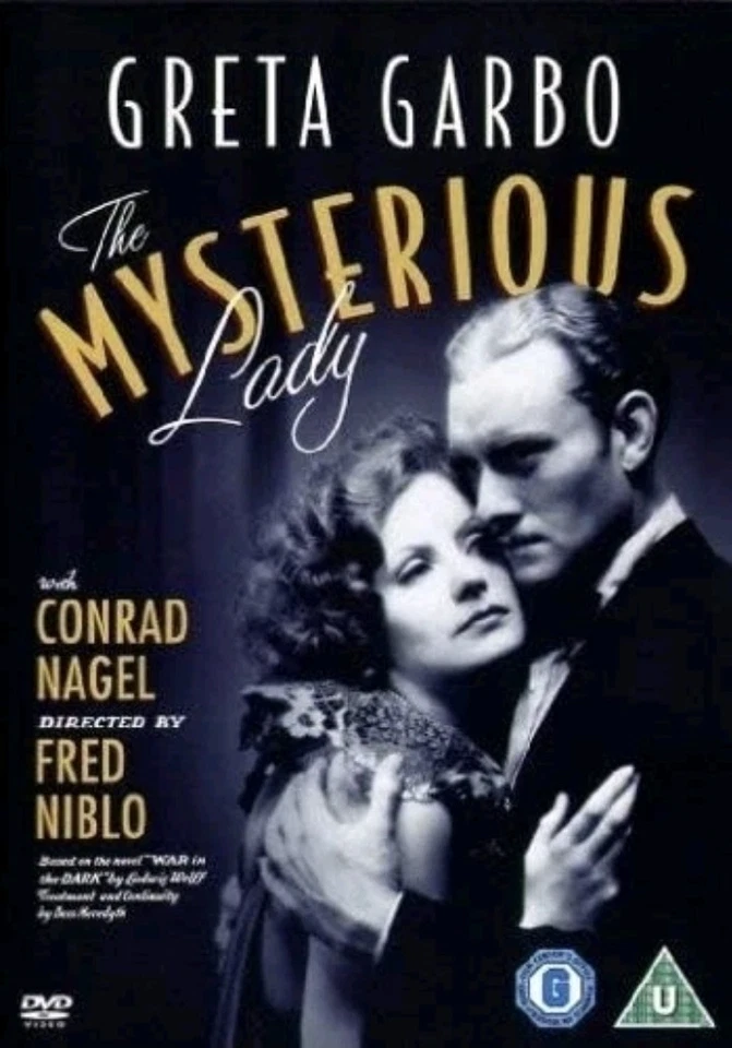 THE MYSTERIOUS LADY DVD Greta Garbo  Conrad Nagel  Fred Niblo Original UK Releas - Image 1 of 1