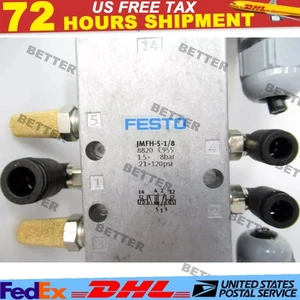 New JMFH-5-1/8 Festo 8820 Fast Shipping Solenoid Valve - Picture 1 of 9