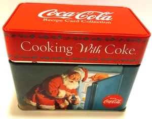 Coca-Cola Recipe Card Collection in Collectible Tin Container - Picture 1 of 4