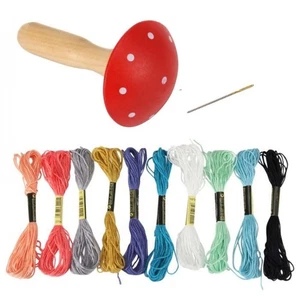 1 Set Darning Mushroom Darner Patching Tool DIY Socks Pants Clothes Sewing - Picture 1 of 8