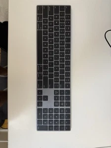 Apple Magic Keyboard with Numeric Keypad A1843 Space Gray Mac Needs New Keys - Picture 1 of 2