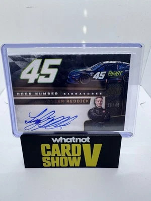 2023 Panini Prime Racing Door Number Signatures Tyler Reddick /45 - Image 1 of 2