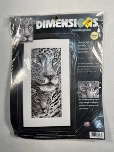 Dimensions Needlepoint Kit Watchful Eyes 20003 Big Wild Cats - Picture 1 of 5