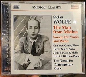 Stefan WOLPE: The Man from Midian, Violin Sonata (CD, Naxos, 2006) Sealed! - Imagen 1 de 2