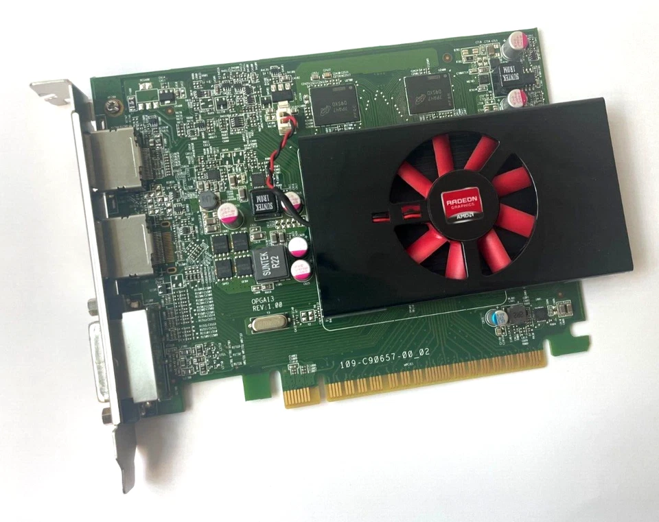 Dell AMD Radeon R7 450 4GB DDR5 DVI DisplayPort Full Profile Graphics Card FN46D - Image 1 of 1