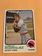 #￼218 Aurelio Rodriguez Detroit Tigers￼ ￼￼￼￼￼￼ 1973 topps b23