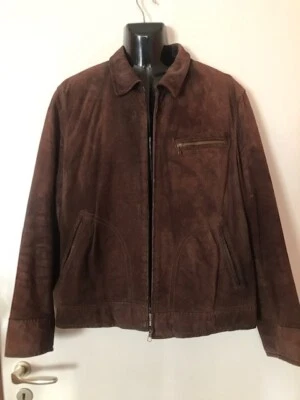 SPRINGFIELD giacca stile harrington pelle scamosciata Mis XL - Image 1 of 4