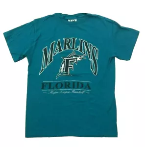 Camiseta De Colección 1997 Nutmeg Mills Lee Deporte MLB Béisbol Florida Marlins Mediana - Imagen 1 de 8