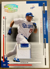 2004 Donruss Throwback Threads Adrian Beltre /25 Patch Jersey Relic 2 color