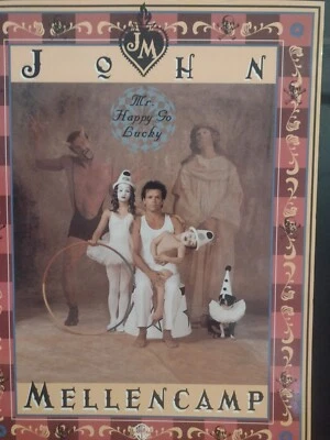 John Mellencamp Songbook  Mr Happy Go Lucky Piano Guitar Vocal Photos New!!! - Image 1 of 4