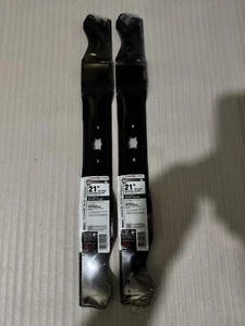 2X - 21-Inch Troy-Bilt OEM Mower Blade Craftsman Snapper Star Center Hole US - Picture 1 of 3