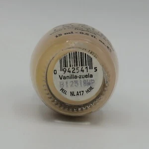 OPI Nail Lacquer VANILLA-ZUELA .5 oz Black Label NL A17 SOUTH AMERICAN COLL 2002 - Picture 1 of 2