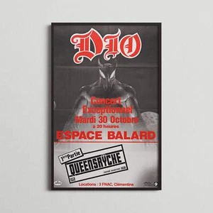 Authentique Rétro Poster - Dio - "The Last in Line" - Espace Balard - 1984 - Imagen 1 de 3