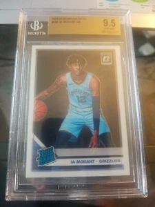 2019-20 Donruss Optic #168 Ja Morant RR BGS 9.5 Memphis Grizzlies Rookie - Bild 1 von 5