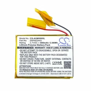 Battery For Astro Gaming Headset A50, SRP603443 - Picture 1 of 1