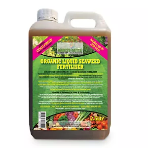 2.5ltr Organic Seaweed Liquid Concentrate MULTI MITE - ALL Plant FEED Fertiliser - Picture 1 of 9