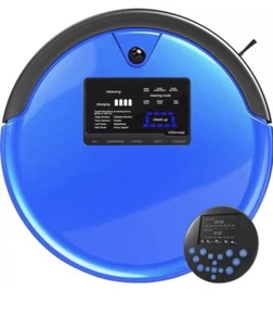 Aspiradora robótica PET BOBSWEEP PetHair PLUS azul cobalto y fregona con control remoto NUEVO - Imagen 1 de 8