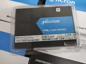 Micron 3.2TB 9300 MAX SSD 2.5" U.2 MTFDHAL3T2TDR -1AT1ZABYY 3DWPD TCL 3200GB - Picture 1 of 2