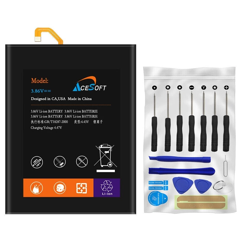 Excelente batería + juego de herramientas de desmontaje de 8300 mAh para LG G Pad 5 10.1 FHD LM-T600TS Foto 1 de 1