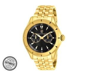 S. Coifman SC0445 Men's Bracelet Quartz Gold Case Black Dial Watch 43mm  - Picture 1 of 5