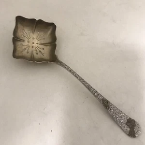 Butterfly Server Pierced Sterling Silver Mixed Metals Sugar Sifter D & H - Picture 1 of 8