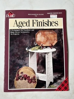 SUSAN GOANS 1996 BEGINNERS AGED PATINA FURNITURE FINISH Painting Booklet #9210 - Image 1 of 2