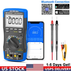 Digital Multimeter Pocket AC DC Volt Current Tester Resistance Capacitor CAT III - Picture 1 of 12