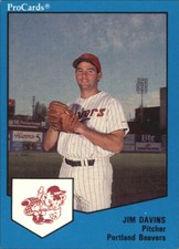 1989 Portland Beavers ProCards #211 Jim Davins 
