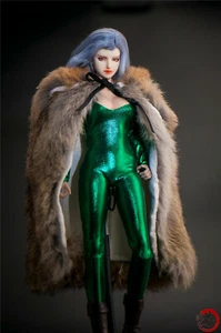 1/6 weiblicher Soldat Umhang europäischer Umhang Kleidung Kaninchenfell passt 12" Actionfigur - Bild 1 von 2