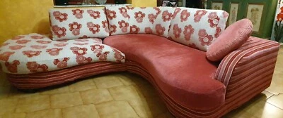 divano angolare tessuto cotone/velluto  - Immagine 1 di 3