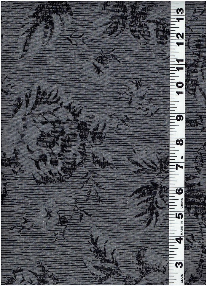 Серая и черная хлопчатобумажная ткань с принтом 6 ярдов x 44 дюйма No 14 - Изображение 1 из 1