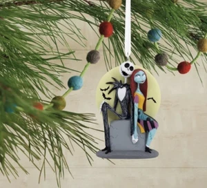 Hallmark Walgreen 2021 Ornament Nightmare Before Christmas Jack Sally Tombstone - Picture 1 of 5