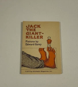Edward Gorey Jack The Giant Killer 1973 A Lucky Mini Book Vol 4 Scholastic - Bild 1 von 3